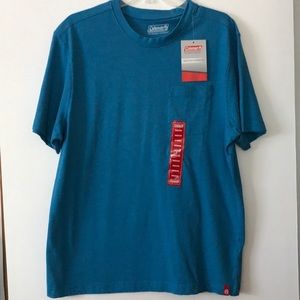 Men’s blue Coleman pocket t shirt NWT short sleeve